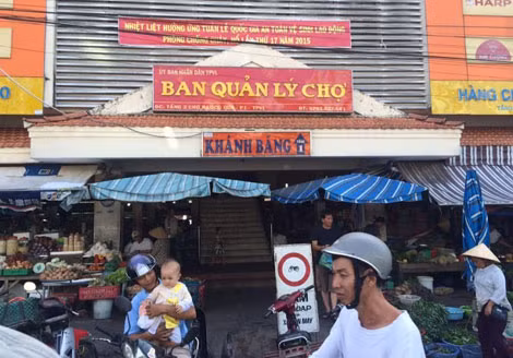 Chợ Vĩnh Long, nơi xảy ra nhiều vụ trộm tài sản.