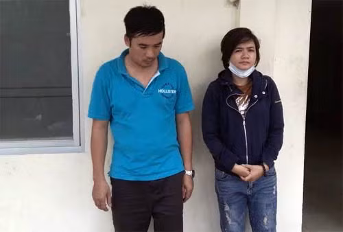 Hai đối tượng Lý và Thuận tại CQĐT. Hai đối tượng Lý và Thuận tại CQĐT.