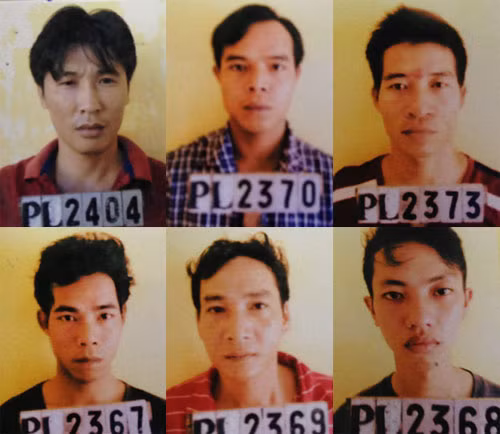 Các đối tượng trong băng cướp rạch mùng.