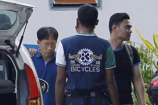 Nghi phạm Ri Jong Chol (xóa mặt) là một chuyên gia hóa dược (Ảnh: Bernama)