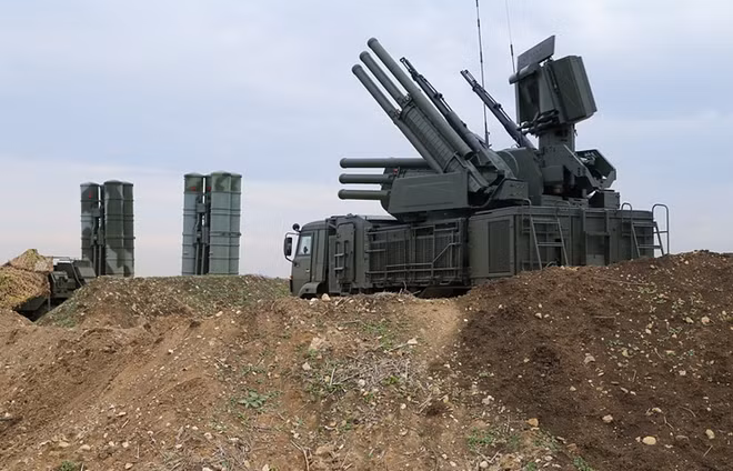 Hệ thống phòng không chung của Syria và Nga. Ảnh: TASS