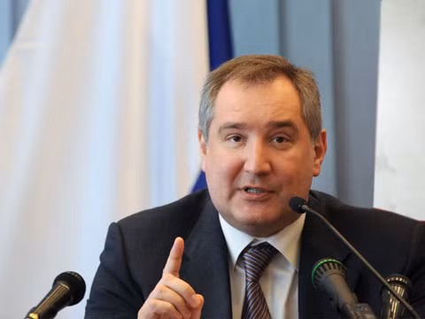 Phó thủ tướng Nga Rogozin (Ảnh: Rossyia 1)