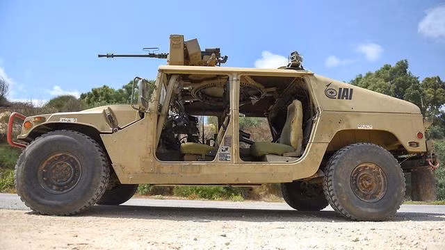 Xe quân sự Humvee mới của quân đội Israel. Ảnh: Ynet News