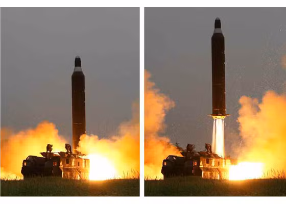 Hình ảnh vụ thử tên lửa Hwasong-10 Hình ảnh vụ thử tên lửa Hwasong-10