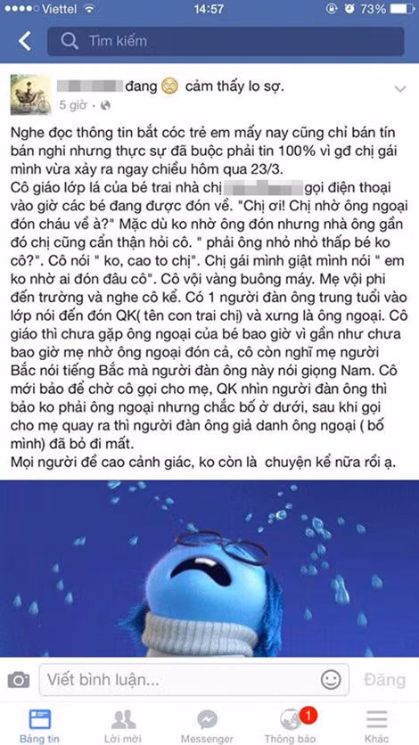 "Status" chia sẻ thông tin nghiêm trọng nhưng thực tế lại hoàn toàn khác.
