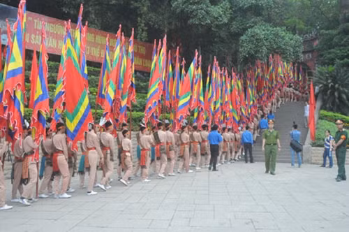 Công an tỉnh Phú Thọ đã đảm bảo an toàn tuyệt đối Giỗ Tổ Hùng Vương - Lễ hội Đền Hùng năm 2015.