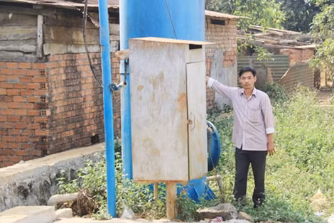 Một công trình CNTT tại xã Đắk Nia (thị xã Gia Nghĩa, Đắk Nông) đã hư hỏng, ngừng hoạt động.