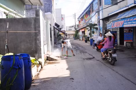 Hiện trường nơi phát hiện thi thể ông Thành.