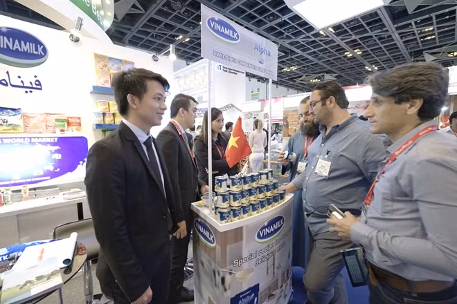 Sản phẩm của Vinamilk hiện có mặt ở trên 40 quốc gia
