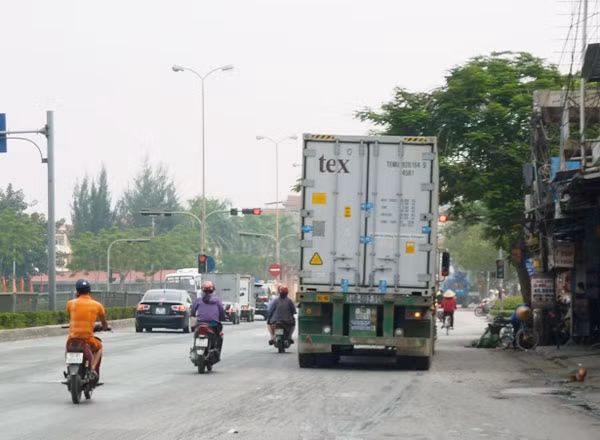 Khu vực ngã tư Metro, nơi các lái xe container mua ma túy.