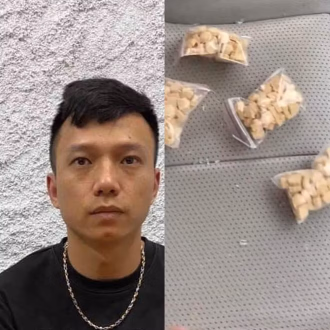 An và tang vật tại cơ quan Công an.