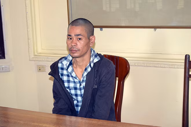 Đình Văn Khởi tại cơ quan Công an