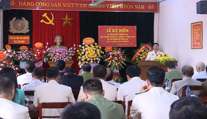 Lễ kỷ niệm 70 năm ngày thành lập lực lượng Cảnh sát quản lý trại giam và thi hành án hình sự.