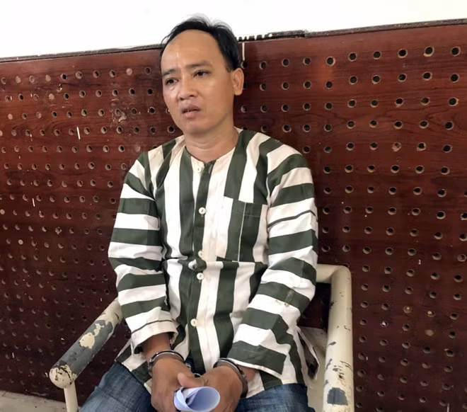 Đối tượng Bùi Mạnh Đồng bị bắt giữ.