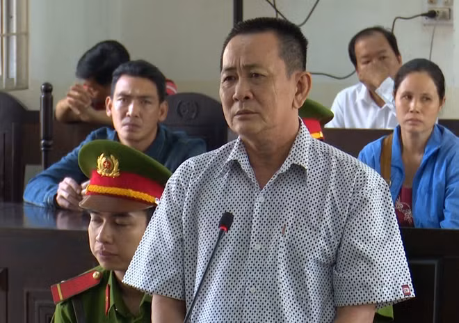 Bị cáo Vân tại Tòa