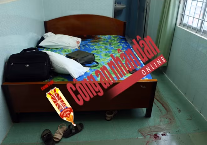 Hiện trường vụ việc.