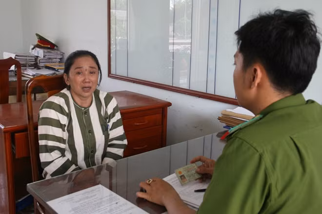 Đối tượng Trần Thị Lệ Thu.