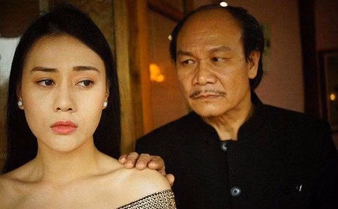 NSƯT trong vai lão Cấn, phim "Quỳnh búp bê" - một trong những vai phản diện thành công của ông gần đây