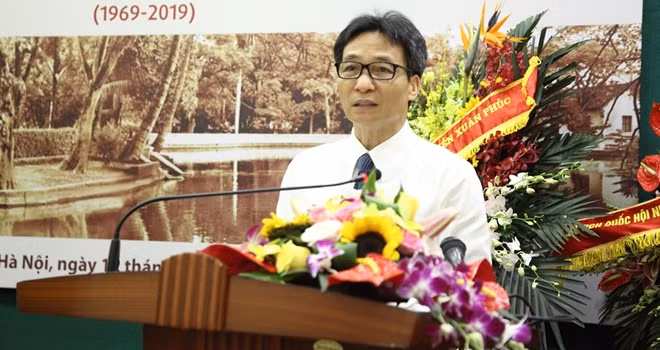 Phó Thủ tướng Vũ Đức Đam phát biểu tại hội nghị (ảnh: Mạnh Hà)