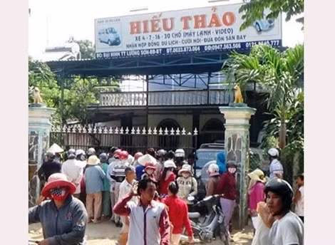 Căn nhà xảy ra trọng án.