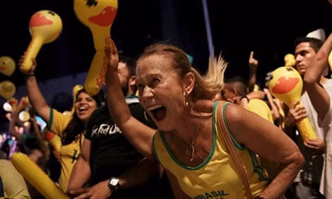 Người dân biểu tình chống bà Rousseff ở Sao Paulo (ảnh: AP).