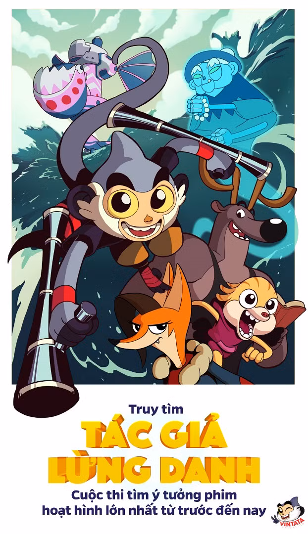 Poster cuộc thi "Truy tìm tác giả lừng danh" Poster cuộc thi "Truy tìm tác giả lừng danh"