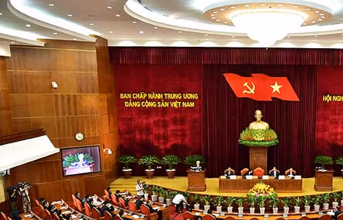 Tổng Bí thư Nguyễn Phú Trọng phát biểu khai mạc Hội nghị. Ảnh: VGP/Nhật Bắc.