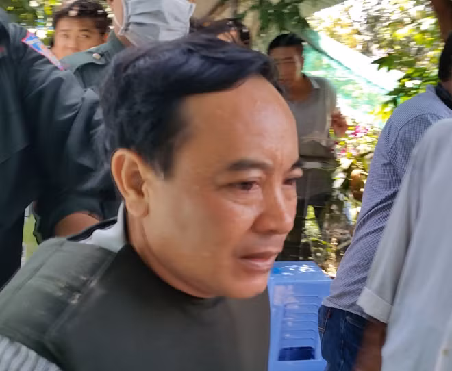 Lực lượng CSCĐ Công an tỉnh Vĩnh Long, khống chế thành công đối tượng.