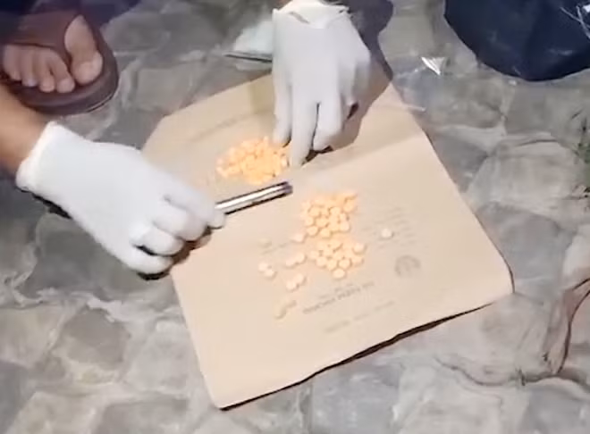 Tang vật vụ án.