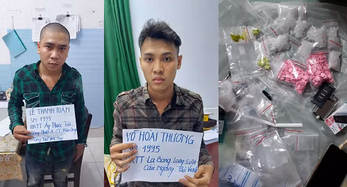 Công đối tượng vận chuyển, mua bán trái phép ma túy bị Công an quận Ninh Kiều bắt quả tang.