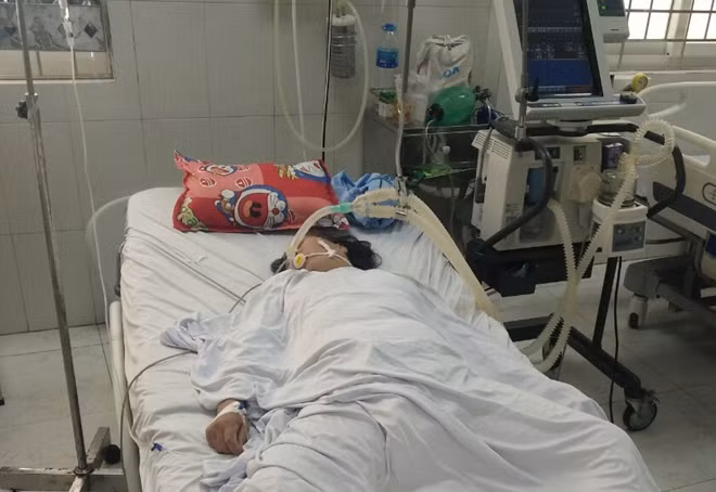 Hiện, bệnh nhân P. đã qua cơn nguy kịch.