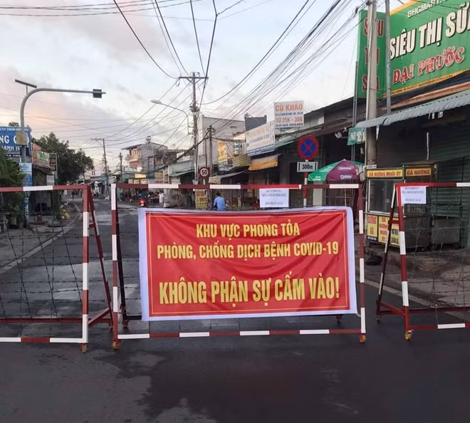 Khu vực phong tỏa.