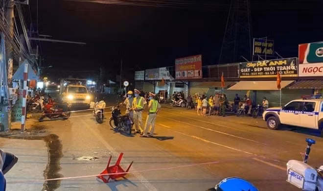 Hiện trường xảy ra án mạng.