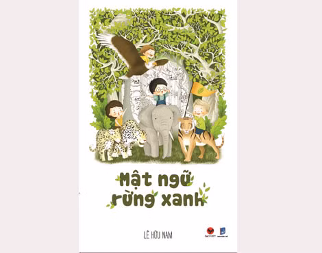 Bìa sách "Mật ngữ rừng xanh" của Lê Hữu Nam.