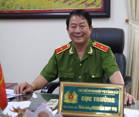 Thiếu tướng Nguyễn Huy Mạ, Cục trưởng Cục Hồ sơ Nghiệp vụ Cảnh sát.