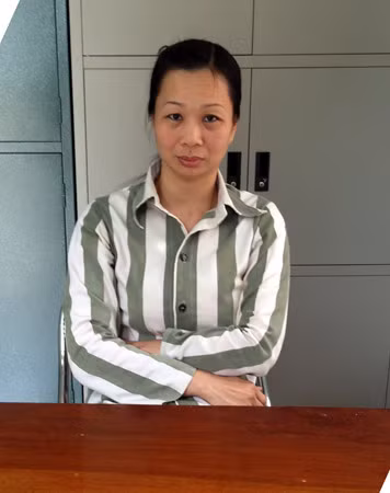 Phạm nhân Đỗ Thị Ngọc tại Trại giam Quyết Tiến. Phạm nhân Đỗ Thị Ngọc tại Trại giam Quyết Tiến.