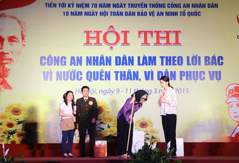 Một số phần thi đặc sắc tại hội thi.