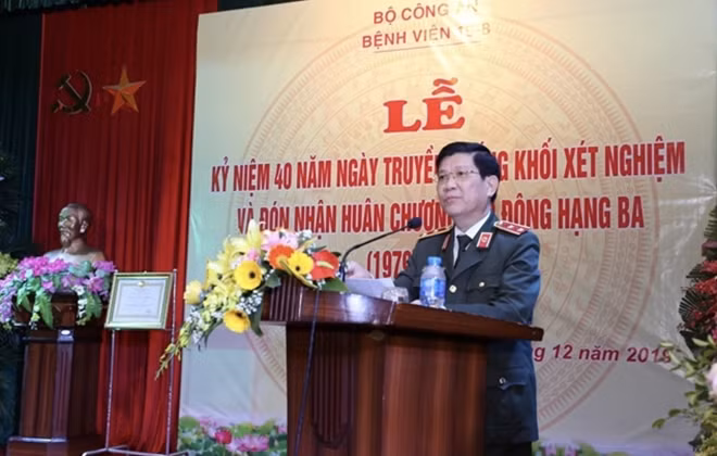 Thứ trưởng Nguyễn Văn Sơn phát biểu tại buổi lễ.
