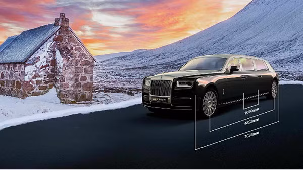 Chiếc Rolls-Royce Phantom VIII độ limousine siêu sang.