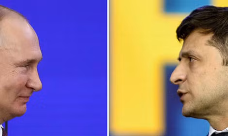 Tổng thống Nga Vladimir Putin và Tổng thống Ukraine Volodymyr Zelenskiy có cuộc gặp đầu tiên tại Paris.