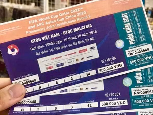 Vé trận Việt Nam - Malaysia. Vé trận Việt Nam - Malaysia.