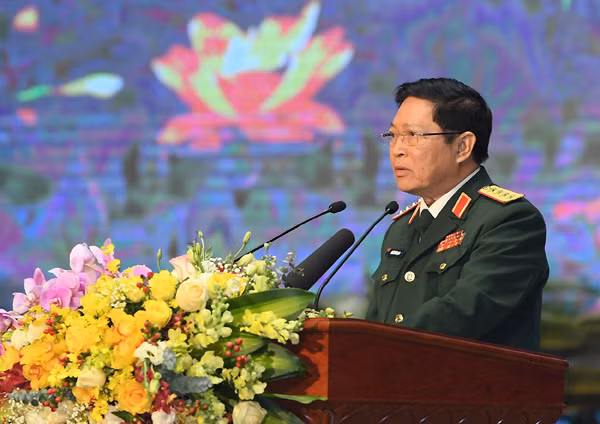 Bộ trưởng Ngô Xuân Lịch phát biểu tại Lễ kỷ niệm.