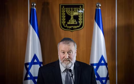 Tổng chưởng lý Avichai Mandelblit - người đang quyết tâm buộc tội ông Netanyahu.