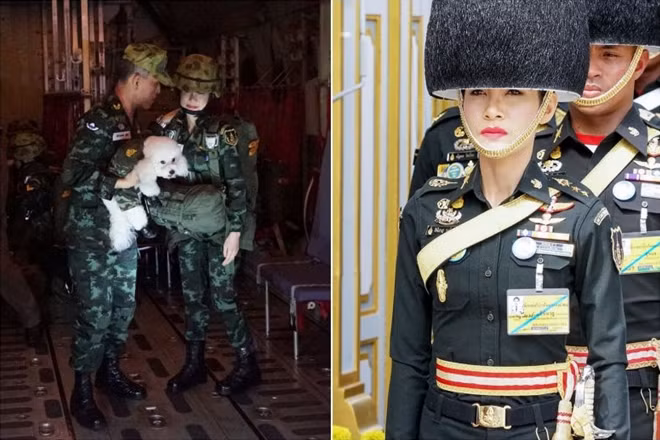 Những hình ảnh của Hoàng quý phi và nhà vua Thái Lan.