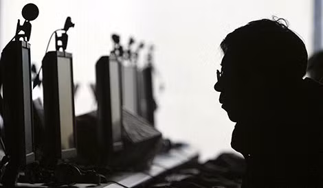 Ít nhất 3/4 dân số Campuchia đã được truy cập internet kể từ đầu năm nay, tăng 45% so với năm 2017. Ảnh: AP.