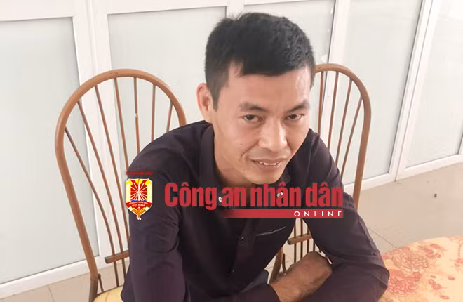 Đối tượng Lý Đình Vũ tại cơ quan Công an. Đối tượng Lý Đình Vũ tại cơ quan Công an.