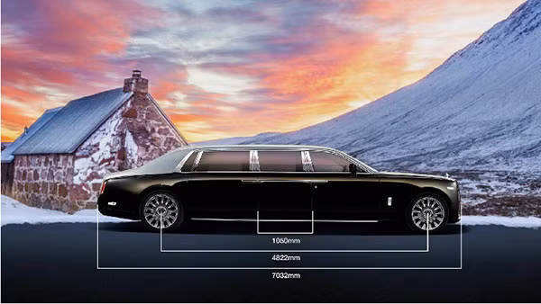 Rolls-Royce Phantom VIII độ limousine có giá lên tới 3,3 triệu USD.