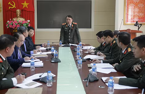 Cục An ninh điều tra, Bộ Công an họp bàn hướng điều tra, xử lý vụ án với Viện Kiểm sát nhân dân tối cao.