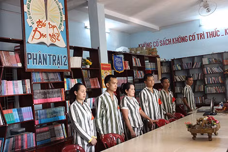 Thư viện của Phân trại 2, Trại giam Thủ Đức.