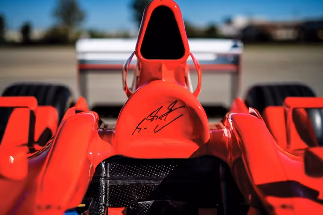 Chữ ký của Michael Schumacher.